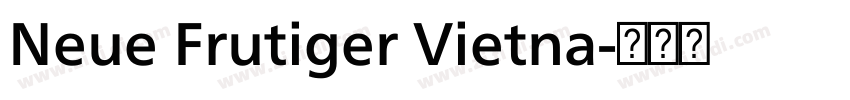Neue Frutiger Vietna字体转换